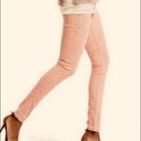 CAbi Peach Colored Skinny Jeans. - Picture 6 of 6
